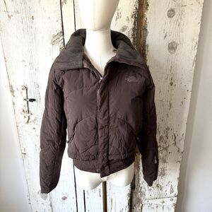 The North Face AR4L Bomber Style Down Fill Puffer Jacket 600 Prodigy Rare NOHOOD